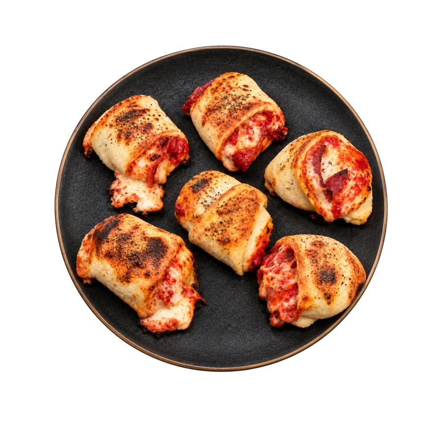 Panini Pizzabrötchen mit Salami