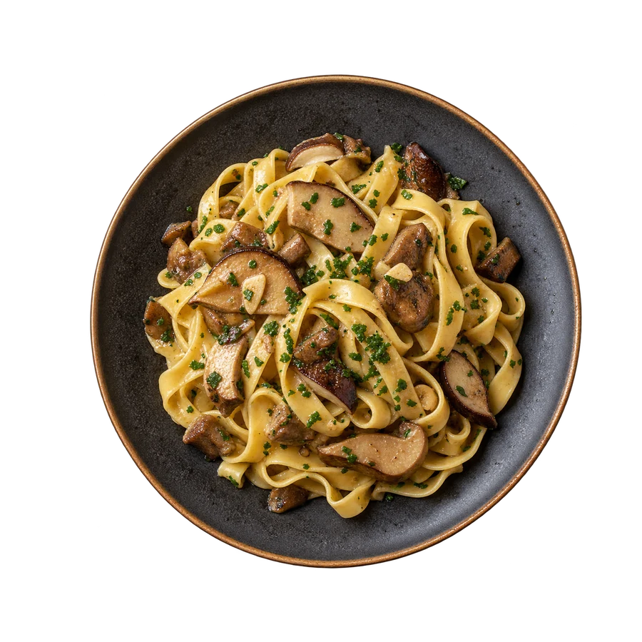 Tagliatelle con Funghi Porcini