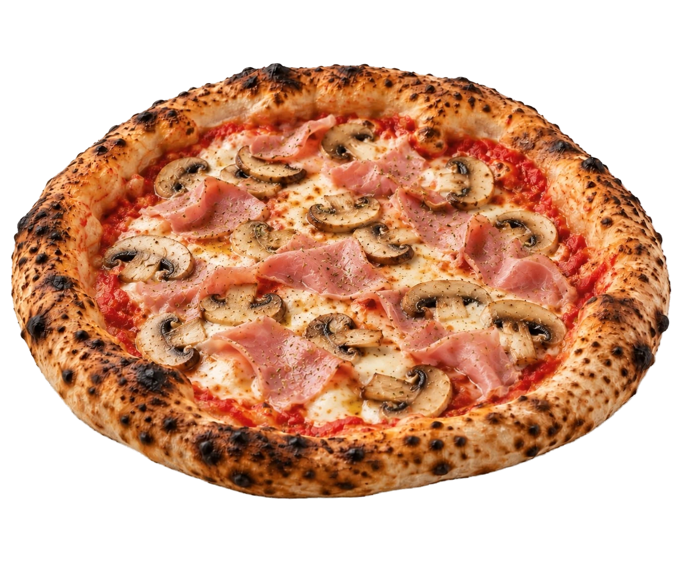 Pizza Prosciutto e Funghi