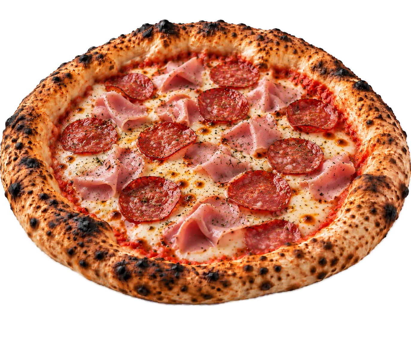 Pizza Prosciutto e Salame