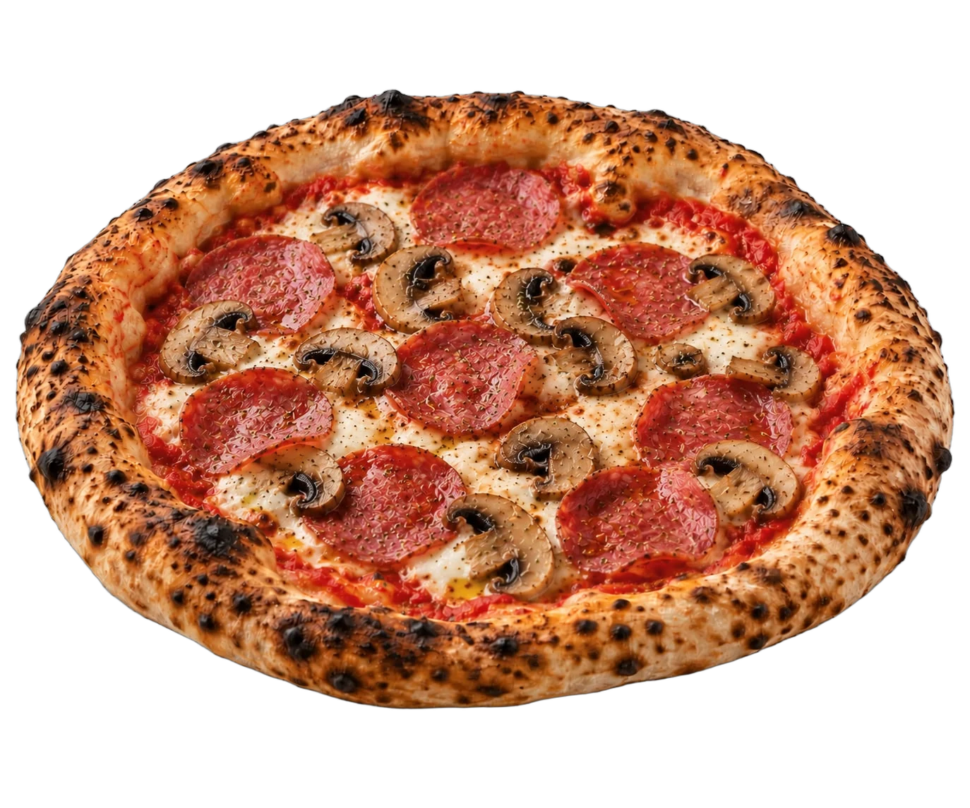 Pizza Salame e Funghi