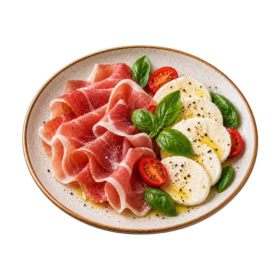 Prosciutto, Mozzarella
